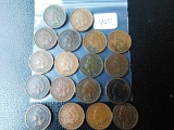 18 INDIAN HEAD CENTS F & BETTER
