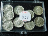 10 MERCURY DIMES UNC