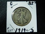 1919D WALKING LIBERTY HALF G