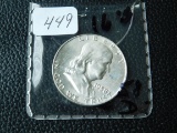 1958D FRANKLIN HALF BU