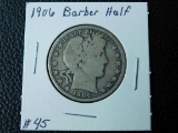 1906 BARBER HALF VG