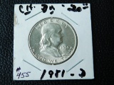 1951D FRANKLIN HALF BU