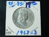 1963D FRANKLIN HALF BU