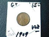 1909VDB LINCOLN CENT G+