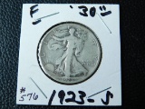 1923S WALKING LIBERTY HALF F