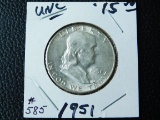 1951 FRANKLIN HALF BU