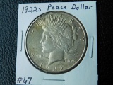 1922S PEACE DOLLAR (BETTER DATE) BU