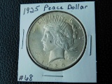 1925 PEACE DOLLAR BU