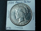 1935 PEACE DOLLAR (A BETTER DATE) BU