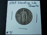 1929 STANDING LIBERTY QUARTER VF+