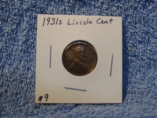 1931S LINCOLN CENT (NICE SEMI KEY) BU