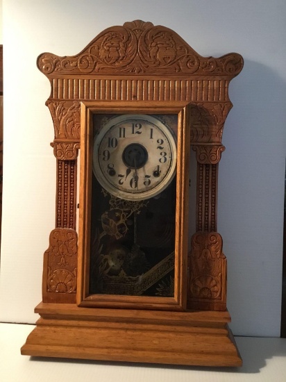 Eastlake pillar clock