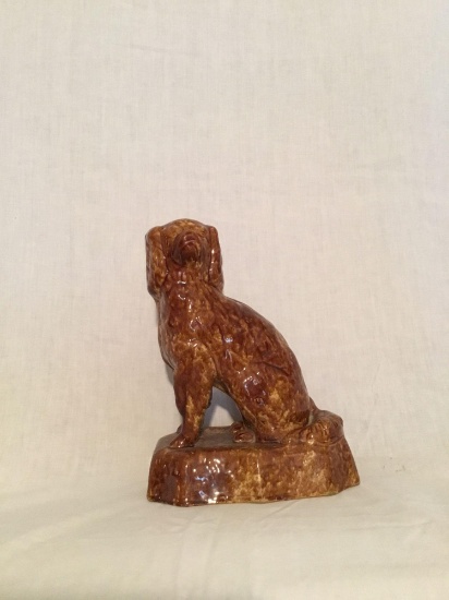 East Liverpool pottery dog