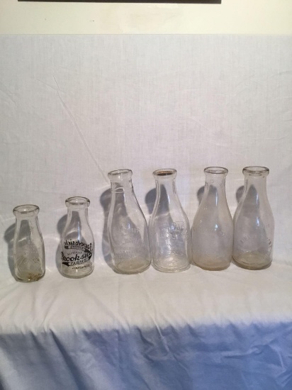(6) Milk bottles