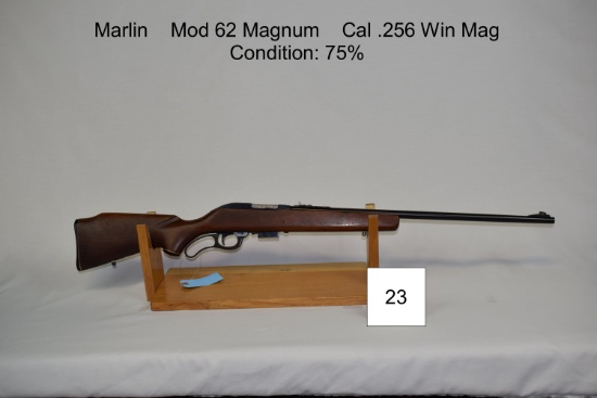 Marlin    Mod 62 Magnum    Cal .256 Win Mag