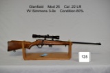 Glenfield    Mod 25    Cal .22 LR    W/ Simmons 3-9x