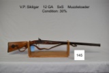 V.P. Sikligar    12 GA    SxS    Muzzleloader