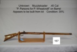 Unknown    Muzzleloader    .45 Cal