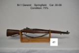 M-1 Garand    Springfield    Cal .30-06