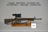 Armalite    Mod M15A2    Cal 5.56 x 45 /.223    W/ NVRS Gen-1    Night Sight