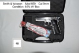 Smith & Wesson    Mod 659    Cal 9mm    W/ Box