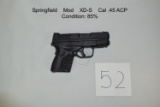 Springfield    Mod    XD-S    Cal .45 ACP