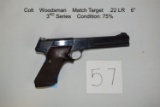 Colt    Woodsman    Match Target    .22 LR    6”    3RD Series