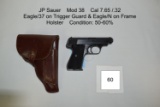 JP Sauer    Mod 38    Cal 7.65 /.32   Holster
