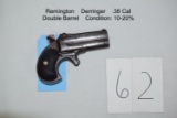Remington    Derringer    .38 Cal    Double Barrel