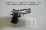 Apintl-Pahrump-NV    “Philippines”    1911 Type    3½”