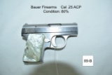 Bauer Firearms    Cal .25 ACP