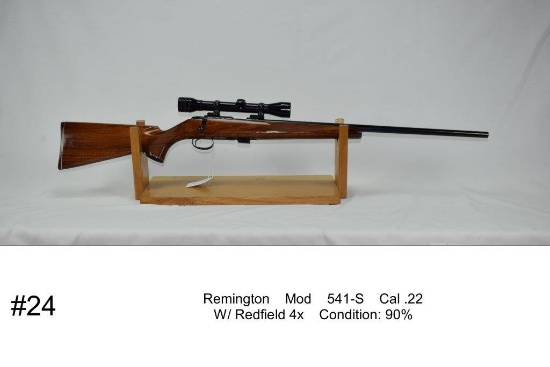 Remington    Mod    541-S    Cal .22    W/ Redfield 4x