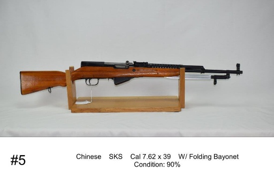 Chinese    SKS    Cal 7.62 x 39    W/ Folding Bayonet