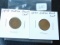 1873,74, INDIAN HEAD CENTS (2-BETTER DATE COINS) AG