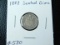 1883 SEATED DIME VF