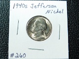 1940S JEFFERSON NICKEL BU