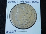 1890CC MORGAN DOLLAR F+