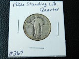 1926 STANDING LIBERTY QUARTER VF