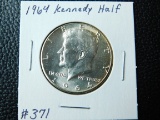 1964 KENNEDY HALF BU