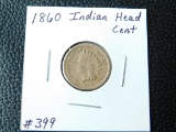 1860 INDIAN HEAD CENT VF+