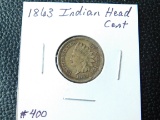 1863 INDIAN HEAD CENT XF