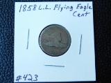 1858 L.L. FLYING EAGLE CENT G