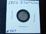 1852 3-CENT SILVER AG