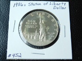 1986 STATUE OF LIBERTY SILVER DOLLAR PF