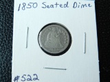 1850 SEATED DIME G