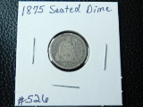 1875 SEATED DIME G