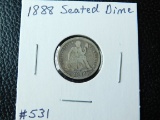 1888 SEATED DIME G