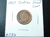 1860 INDIAN HEAD CENT XF-CORRODED