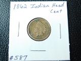 1862 INDIAN HEAD CENT G