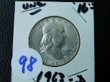 1963D FRANKLIN HALF BU